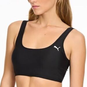 Puma Women's Black swim top medium
